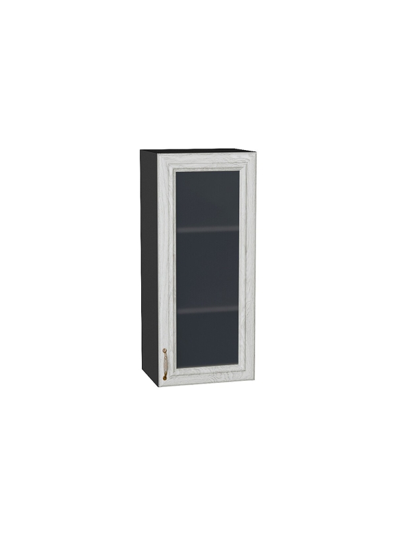 Шкаф верхний с 1-ой остекленной дверцей Шале