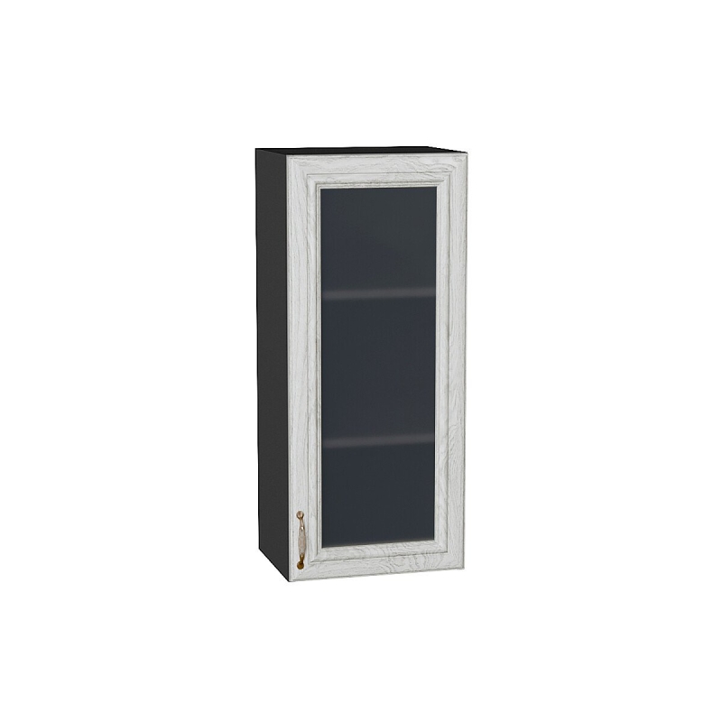 Шкаф верхний с 1-ой остекленной дверцей Шале