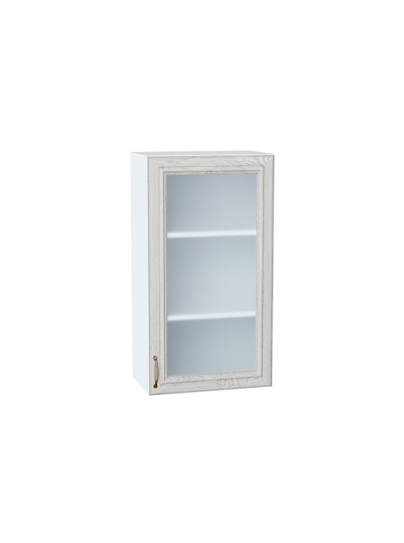 Шкаф верхний с 1-ой остекленной дверцей Шале