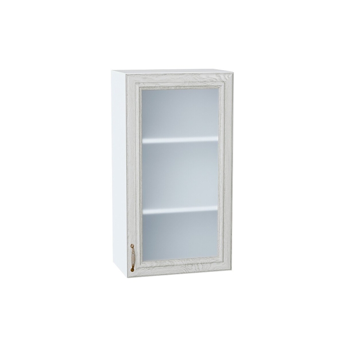 Шкаф верхний с 1-ой остекленной дверцей Шале