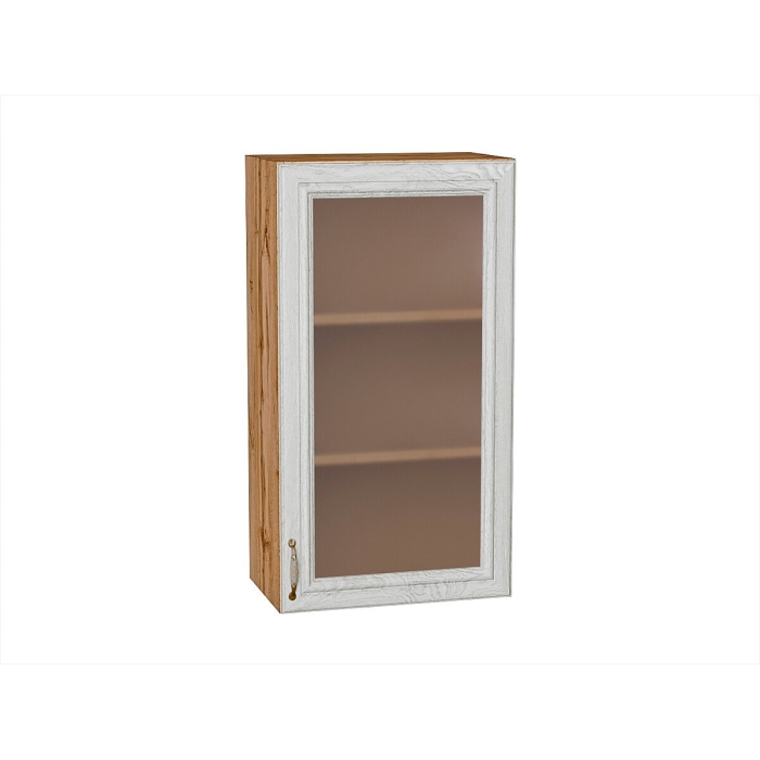 Шкаф верхний с 1-ой остекленной дверцей Шале