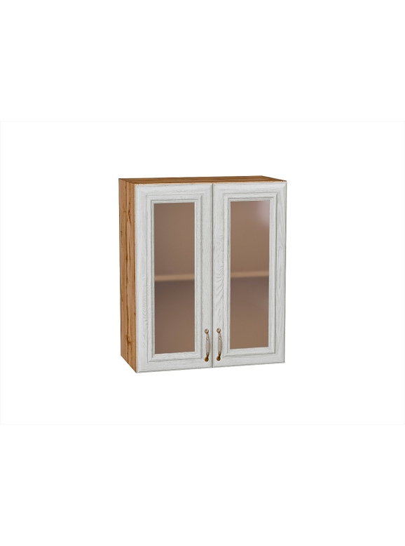 Шкаф верхний с 2-мя остекленными дверцами Шале