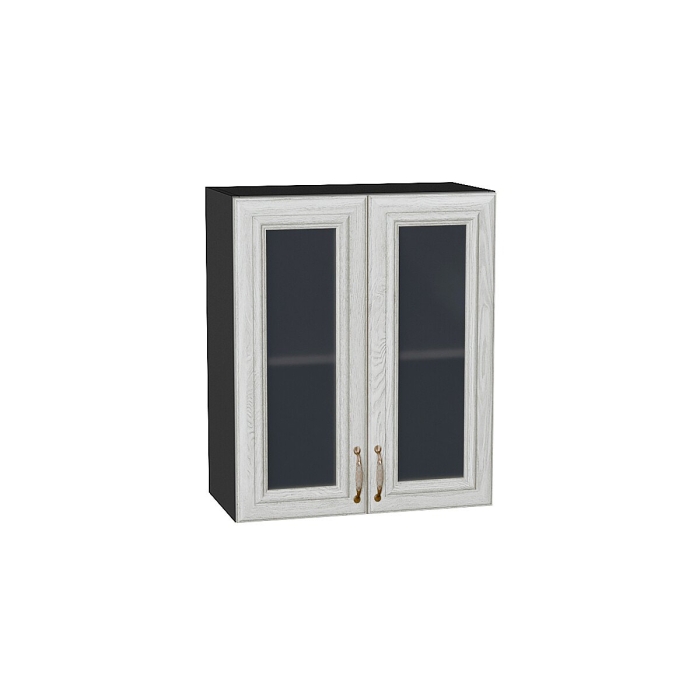 Шкаф верхний с 2-мя остекленными дверцами Шале