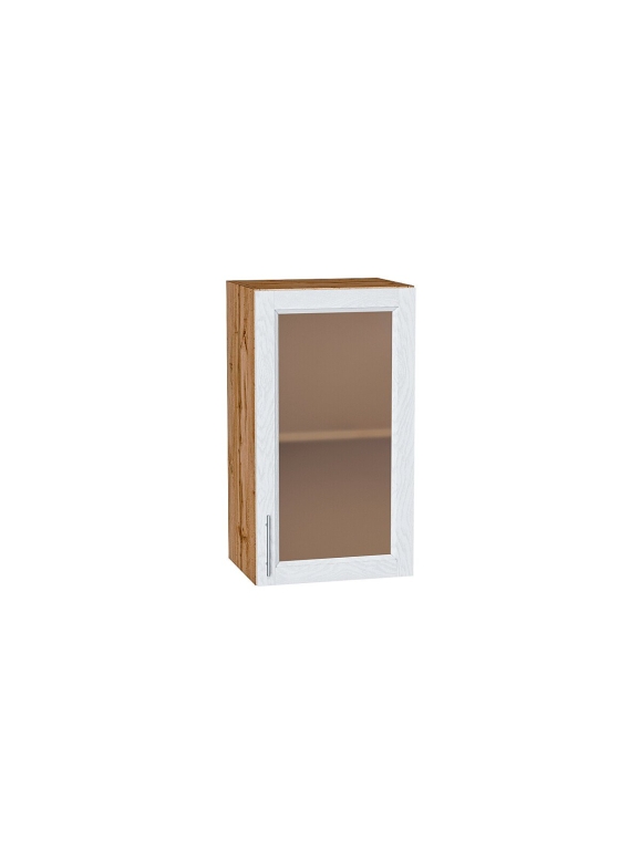 Шкаф верхний с 1-ой остекленной дверцей Сканди