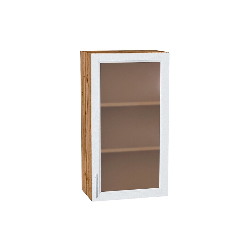 Шкаф верхний с 1-ой остекленной дверцей Сканди