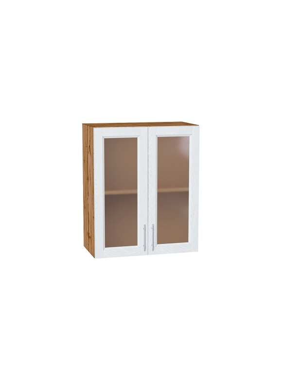 Шкаф верхний с 2-мя остекленными дверцами Сканди