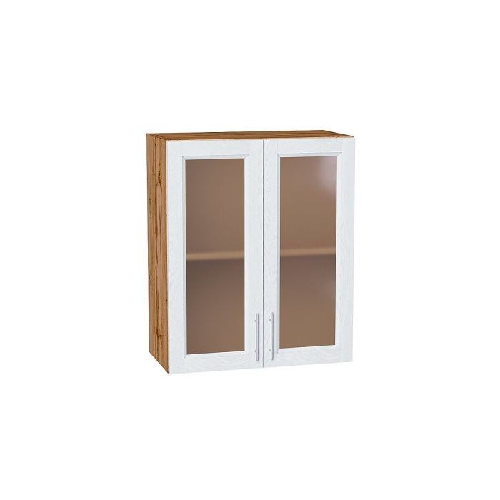 Шкаф верхний с 2-мя остекленными дверцами Сканди