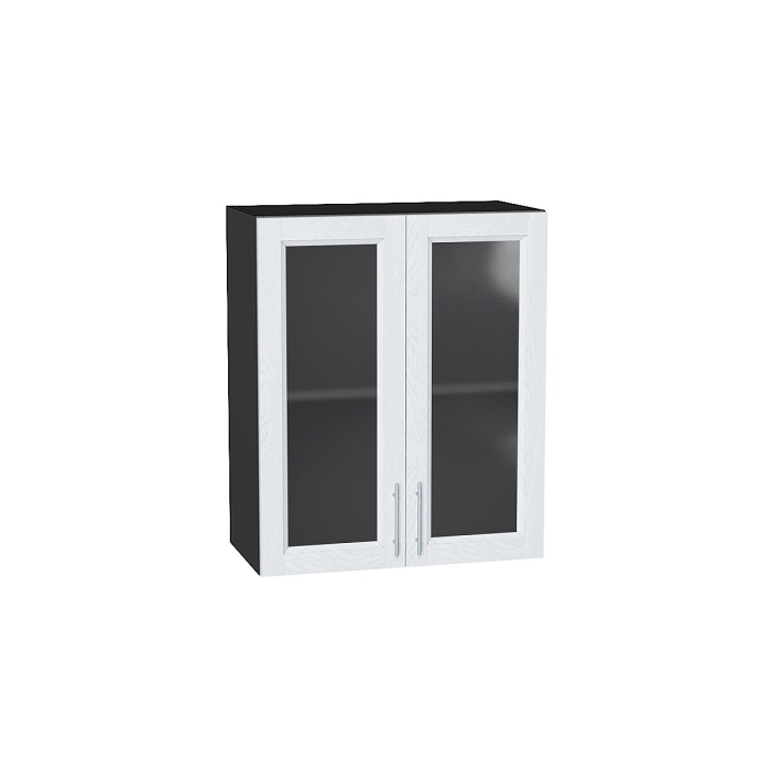 Шкаф верхний с 2-мя остекленными дверцами Сканди