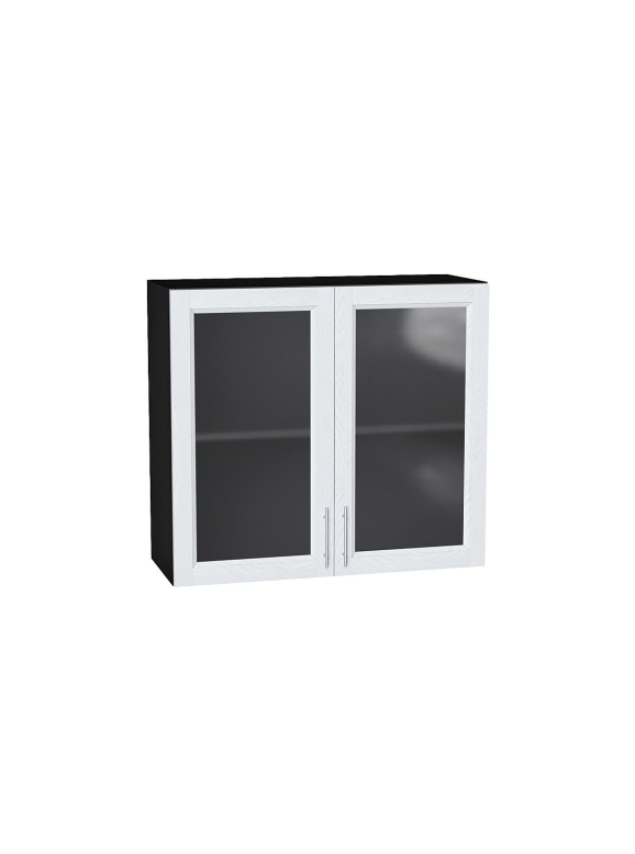 Шкаф верхний с 2-мя остекленными дверцами Сканди