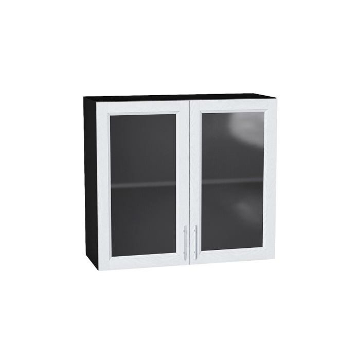 Шкаф верхний с 2-мя остекленными дверцами Сканди