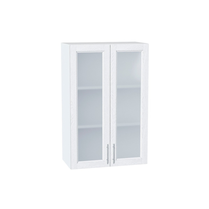 Шкаф верхний с 2-мя остекленными дверцами Сканди