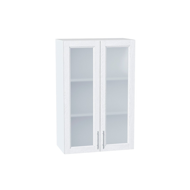 Шкаф верхний с 2-мя остекленными дверцами Сканди