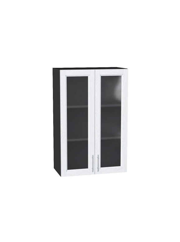 Шкаф верхний с 2-мя остекленными дверцами Сканди