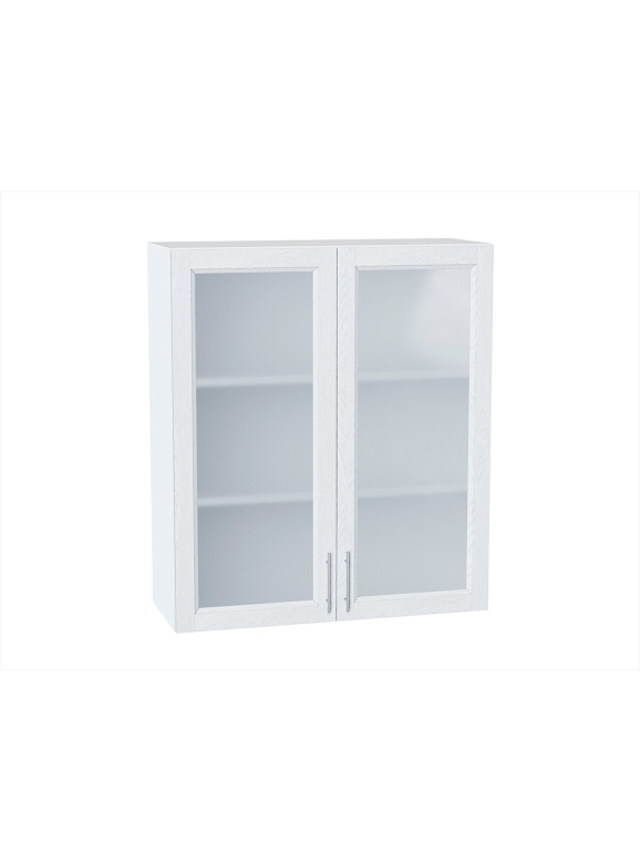Шкаф верхний с 2-мя остекленными дверцами Сканди