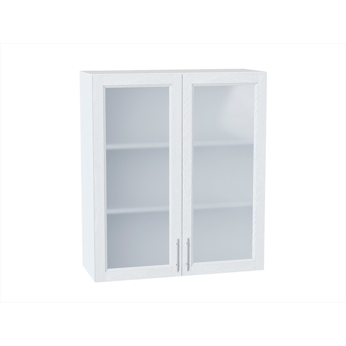 Шкаф верхний с 2-мя остекленными дверцами Сканди