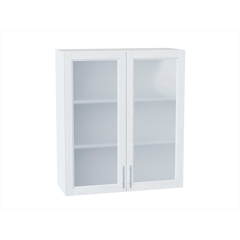 Шкаф верхний с 2-мя остекленными дверцами Сканди