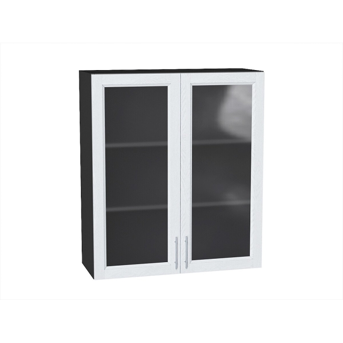 Шкаф верхний с 2-мя остекленными дверцами Сканди