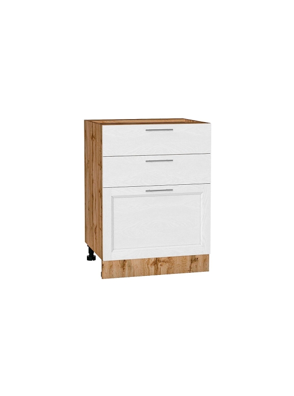 Шкаф нижний с 3-мя ящиками Сканди