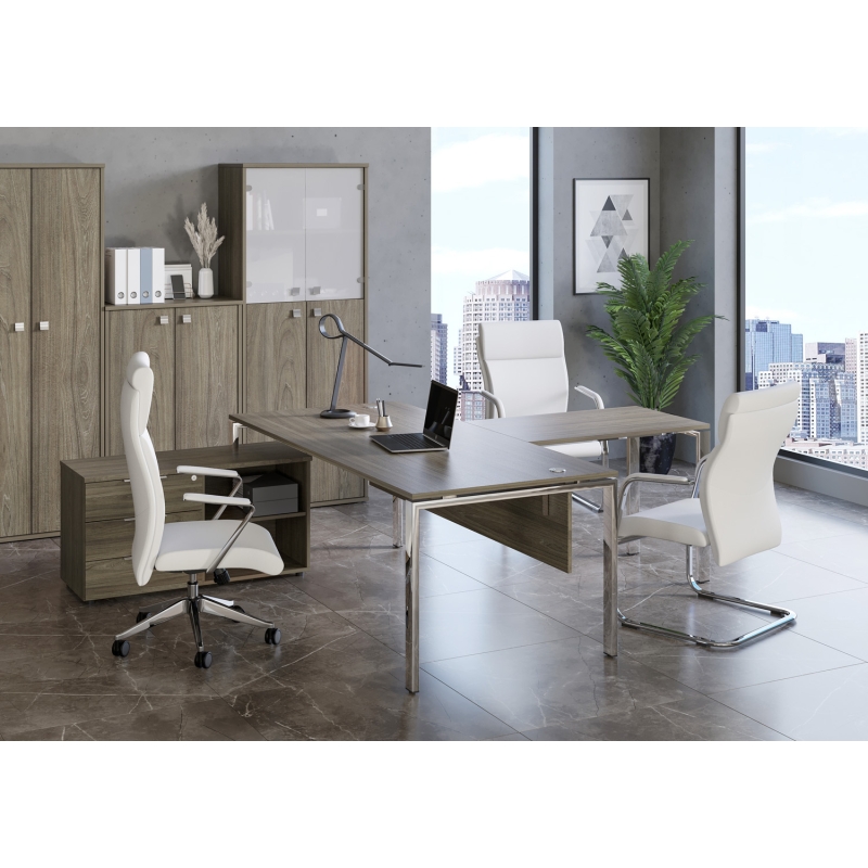 Кабинет руководителя METAL SYSTEM DIRECT (Столы на металлокаркасе)