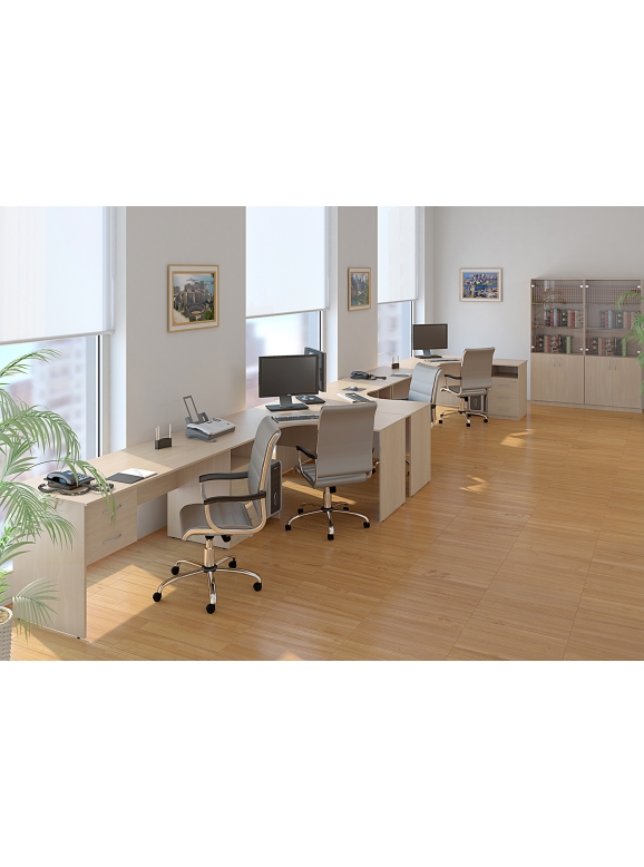 Мебель для персонала серия Nova S (Столы, тумбы, шкафы