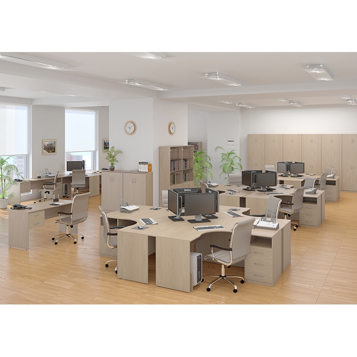 Мебель для персонала серия Nova S (Столы, тумбы, шкафы