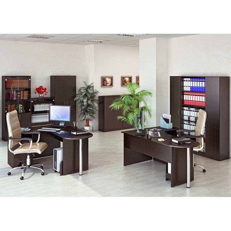 Мебель для персонала серия Nova S (Столы, тумбы, шкафы