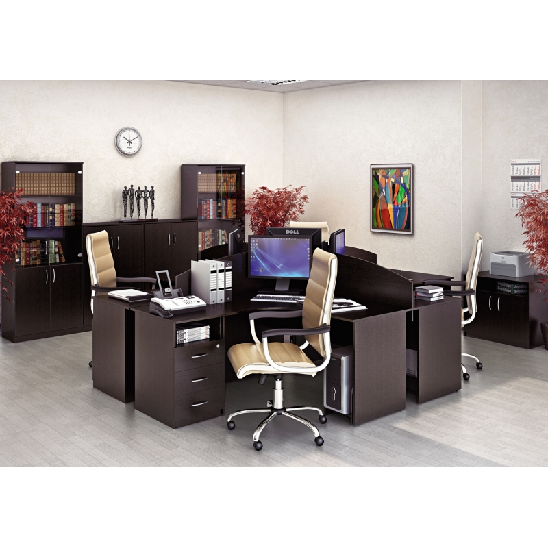 Мебель для персонала серия Nova S (Столы, тумбы, шкафы