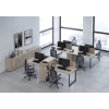 Мебель для персонала серия ONIX (Столы на металлокаркасе