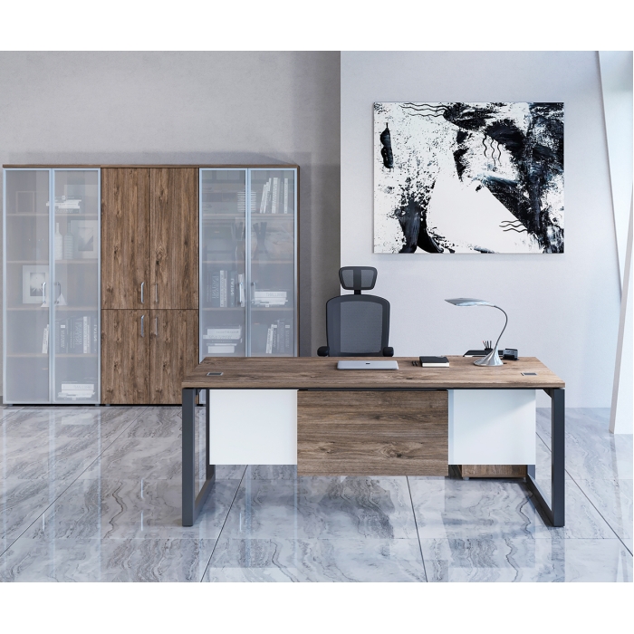 Мебель для персонала серия ONIX (Столы на металлокаркасе