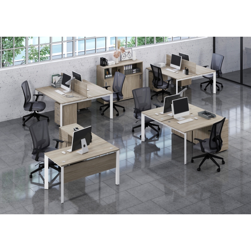 Мебель для персонала серия ONIX (Столы на металлокаркасе