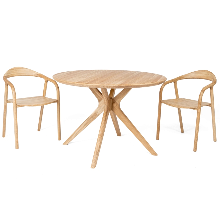 Стол массив дуба Оксфорд 1100х76