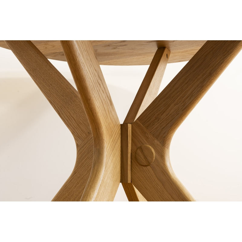 Стол массив дуба Сиена 950*950*76