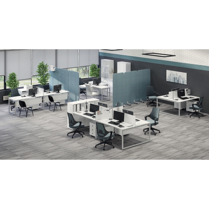 Мебель для персонала серия QUATTRO 4Х4 (Столы