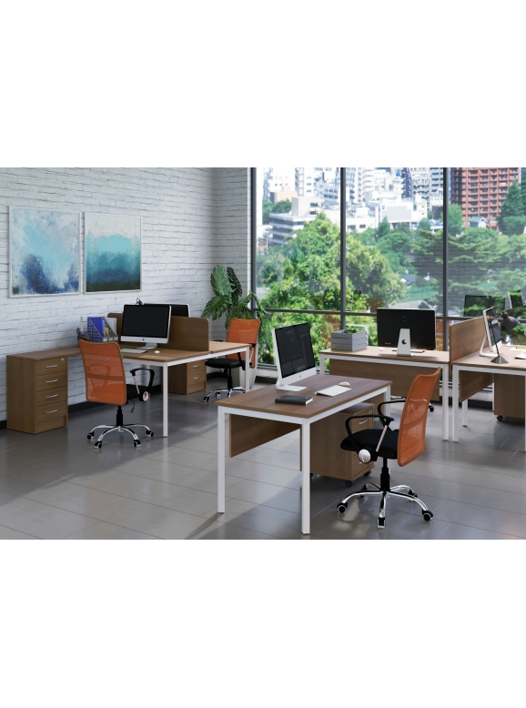 Мебель для персонала серия SLIM SYSTEM (столы, экраны, царги