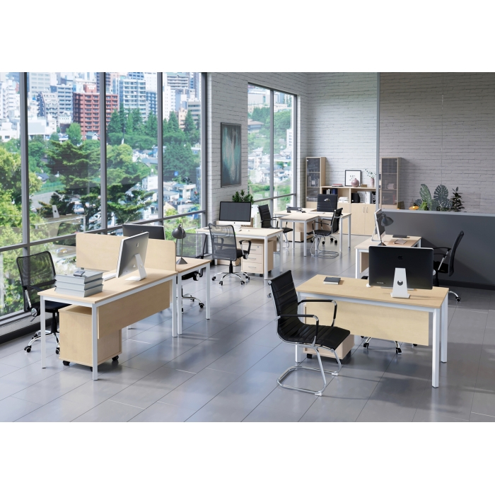 Мебель для персонала серия SLIM SYSTEM (столы, экраны, царги