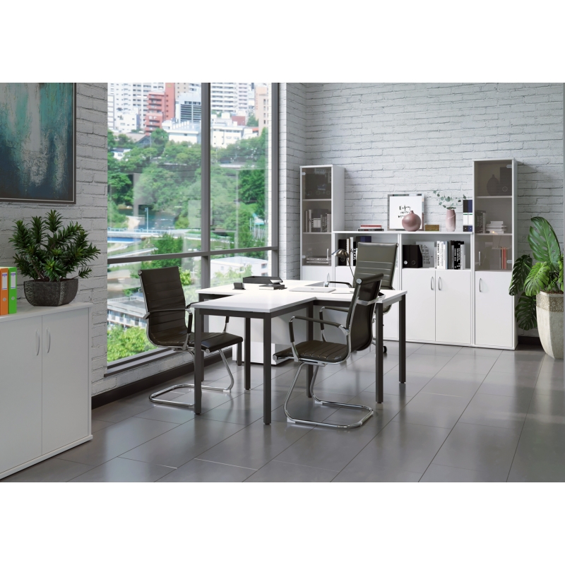 Мебель для персонала серия SLIM SYSTEM (столы, экраны, царги