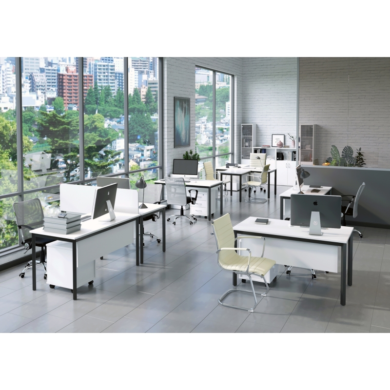 Мебель для персонала серия SLIM SYSTEM (столы, экраны, царги