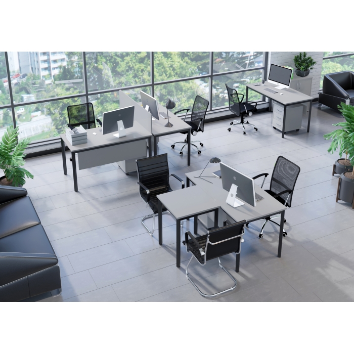 Мебель для персонала серия SLIM SYSTEM (столы, экраны, царги