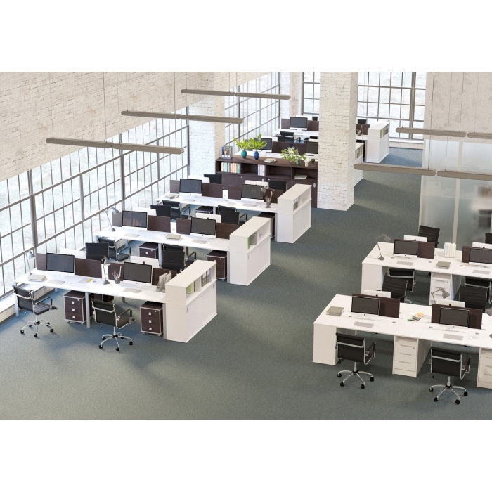 Мебель для персонала серия METALL SYSTEM (Столы, тумбы, шкафы