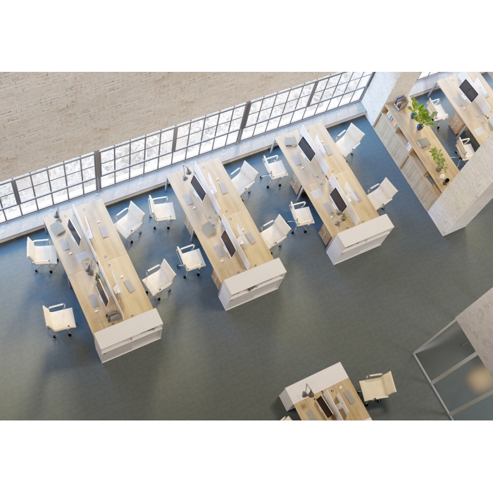 Мебель для персонала серия METALL SYSTEM (Столы, тумбы, шкафы