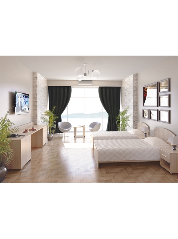 Мебель для гостиниц LIGHT (Кровати, тумбы, вешалки