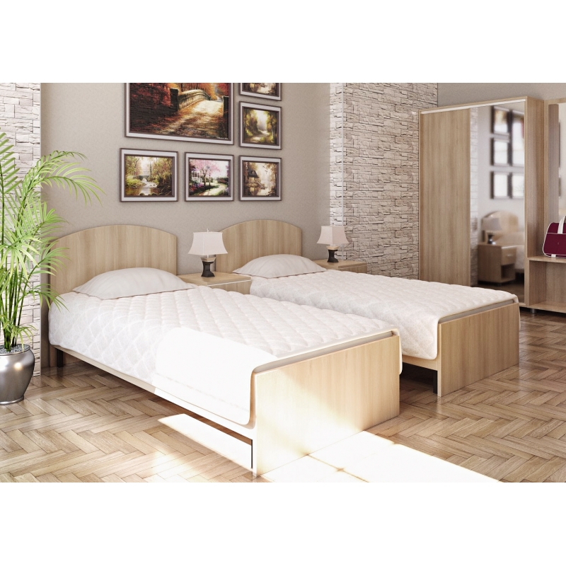 Мебель для гостиниц LIGHT (Кровати, тумбы, вешалки