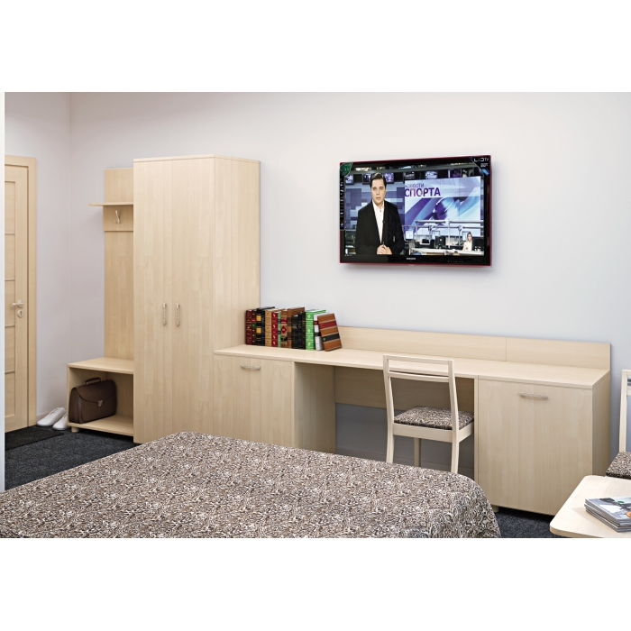 Мебель для гостиниц LIGHT (Кровати, тумбы, вешалки