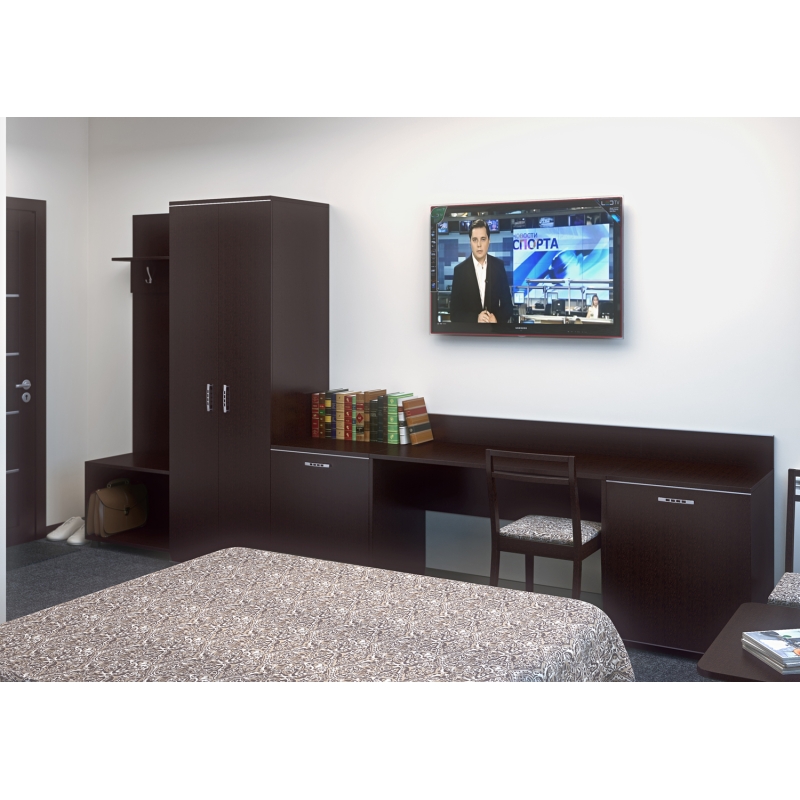 Мебель для гостиниц LIGHT (Кровати, тумбы, вешалки