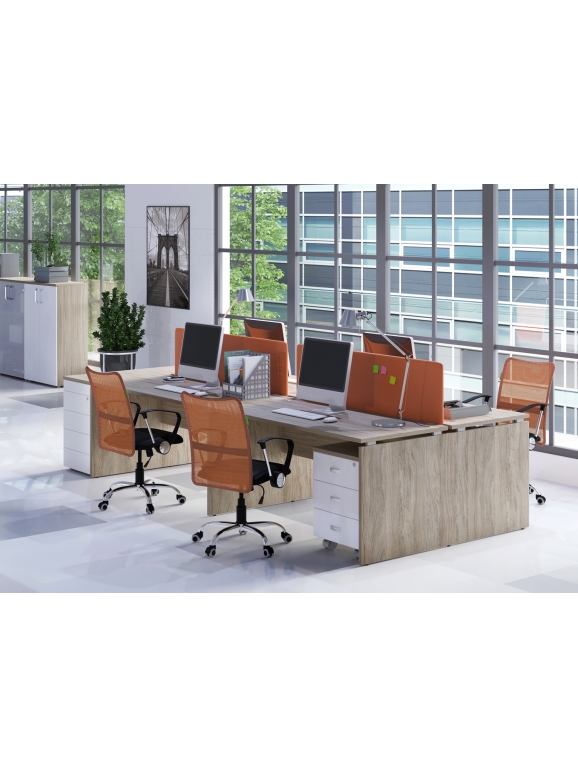 Мебель для персонала серия ONIX (Столы и комплектующие ЛДСП