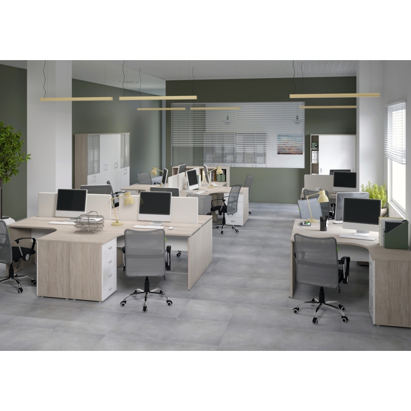 Мебель для персонала серия ONIX (Столы и комплектующие ЛДСП