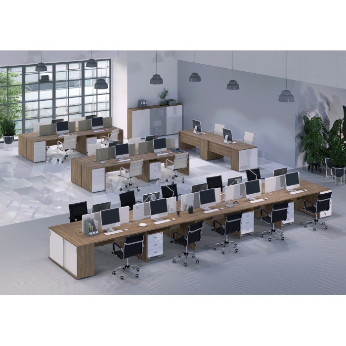 Мебель для персонала серия ONIX (Столы и комплектующие ЛДСП