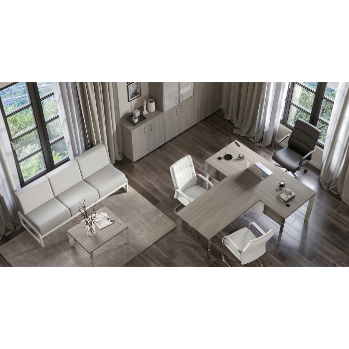 Кабинет руководителя ONIX DIRECT LUX (Столы на металлокаркасе)