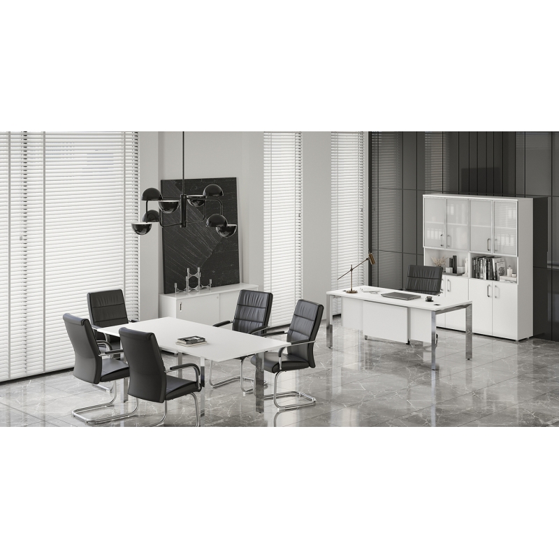 Кабинет руководителя ONIX DIRECT LUX (Столы на металлокаркасе)