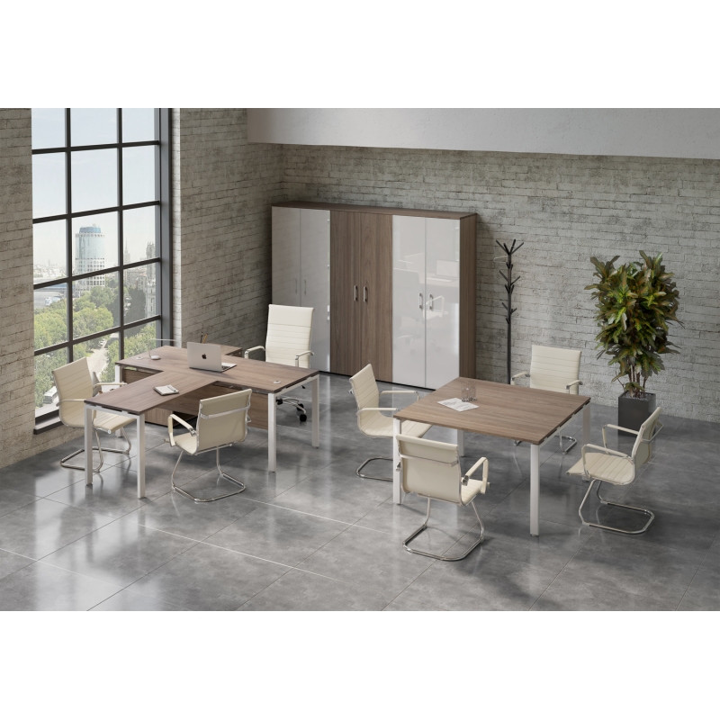 Кабинет руководителя METAL SYSTEM (Столы, тумбы)